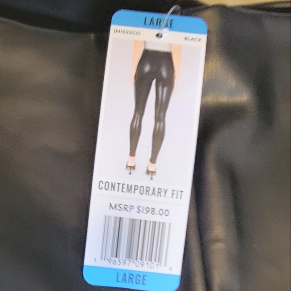 JOIE FAUX LEATHER LEGGINGS - Picture 9 of 9